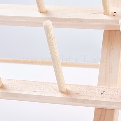 Support de fil à coudre en bois massif&nbsp;ODIS-WH0001-04