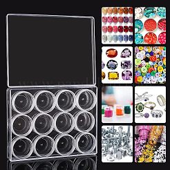 Contenants de perles en plastique&nbsp;CON-WH0085-48B