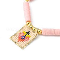 Miyuki-Glassamen-Rechteck-Charm-Armband&nbsp;BJEW-MZ00037-01