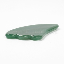 Natürliche grüne Aventurine Gua Sha Boards&nbsp;G-B003-03