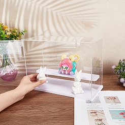 Vitrina de minifiguras de plástico transparente&nbsp;ODIS-WH0025-142A