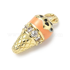 Colgante micropavé cubic zirconia de latón&nbsp;LS-KK-H255-03G-04