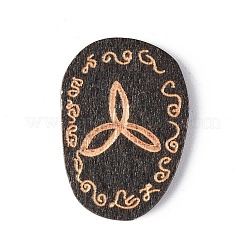 Hexenrunen aus Holz&nbsp;AJEW-E052-02