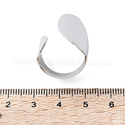 Anello polsino aperto in acciaio inossidabile 304 anti-ossidazione&nbsp;X-RJEW-Q775-01P