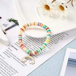 1200 Stück 8 Farben handgefertigte Polymer Clay Perlen&nbsp;CLAY-YW0001-15A