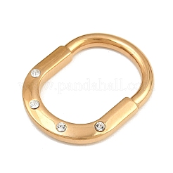 304 Edelstahl mit Kristall-Strass-Anhängern&nbsp;SA-CBABA5E-09G