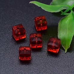 Facettierter Würfel K9 Glas&nbsp;G-M184-6x6mm-06A