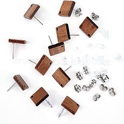 Fabrication de boucles d'oreilles en bois à faire soi-même&nbsp;MAK-BC0001-15