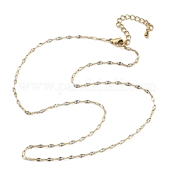 Collares de cadena texturizada de acero inoxidable 304 de 2 mm&nbsp;NJEW-T016-14G