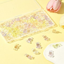 50pcs 5 Farben transparente Acrylperlen&nbsp;MACR-FS0001-83
