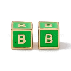 Rack de abalorios de esmalte de latón chapado&nbsp;KK-B060-04G-02B