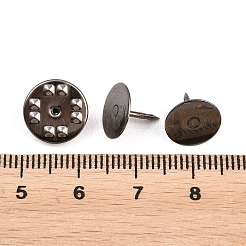 50 Stück eiserne Schmetterlingsverschluss-Anstecknadeln&nbsp;IFIN-H066-01B