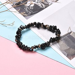 Bracciali elasticizzati con pietre naturali miste e perline per ragazze donne&nbsp;BJEW-JB06647