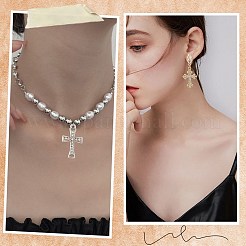 32 pièces 8 styles pendentifs en alliage strass&nbsp;FIND-SC0016-43
