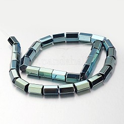 Electroplate non magnetici ematite sintetico fili di perline&nbsp;G-F300-38B-07