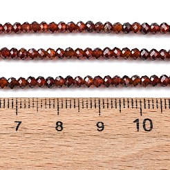 Natürliche orange Granatperlen Stränge&nbsp;G-K366-F01-3x2mm