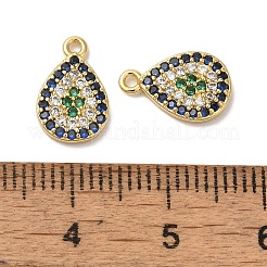 Colgante micropavé cubic zirconia de latón&nbsp;KK-S391-06G