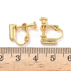 Aufschraubbare Ohrclip-Adapter aus Messing&nbsp;KK-A281-29G