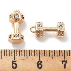 Pendentifs en laiton zircon cubique transparent&nbsp;KK-M102-46G