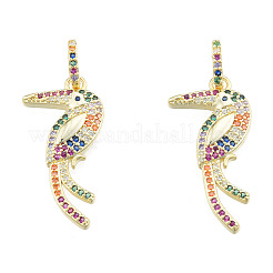 Pendentifs en laiton avec zircon cubique micro pavé&nbsp;X-ZIRC-N039-259
