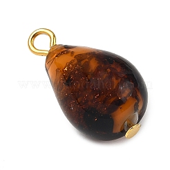 Handgefertigte Goldsand Murano Anhänger&nbsp;PALLOY-JF04372-02