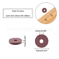 Manuell Polymer Ton Perlen&nbsp;CLAY-PH0001-22A-6mm