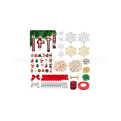 DIY-Bausätze für weihnachtliche Anhänger aus Holz&nbsp;DIY-NB0012-73