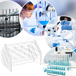 Support de tubes à essai de laboratoire en verre&nbsp;AJEW-WH0348-475B