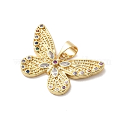 Colgante micropavé cubic zirconia de latón&nbsp;KK-H519-11G