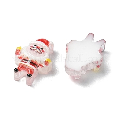 Cabochons en résine colorés de la série Noël&nbsp;CRES-Q006-02J