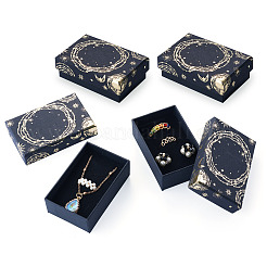 10 Stück Geschenkboxen aus Karton mit Sonne-Mond-Stern-Aufdruck&nbsp;CBOX-TA0001-21D