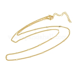 2 mm Stern-Panzerketten aus Messing für Damen und Herren&nbsp;NJEW-L012-09G