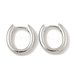Ovale Creolen aus Messing&nbsp;EJEW-D320-09P