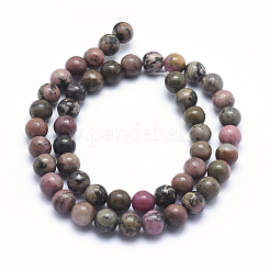 Perline Rhodonite naturale fili&nbsp;X-G-G717-8mm