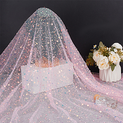 1 Yard Pailletten Polyester Netzstoff&nbsp;DIY-FG0008-23B