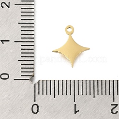 Anhänger aus 304 Edelstahl&nbsp;LS-STAS-U027-10G-03