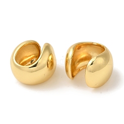Orecchini a polsino in ottone con placcatura a cremagliera&nbsp;EJEW-B062-13G