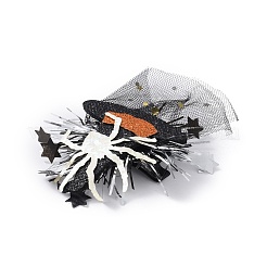 Pinces à cheveux alligator en feutre thème halloween&nbsp;PHAR-L008-01H
