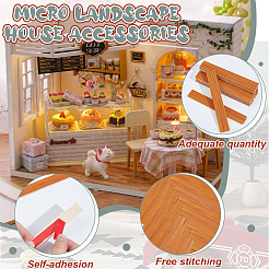 20 Stück Holzblatt-Miniatur-Ornamente&nbsp;DIY-WH0661-57B