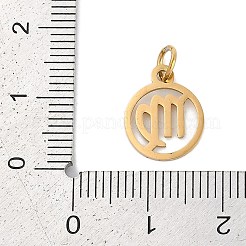 Placcatura ionica (ip) ciondoli in acciaio inossidabile 304&nbsp;STAS-R135-05G-12