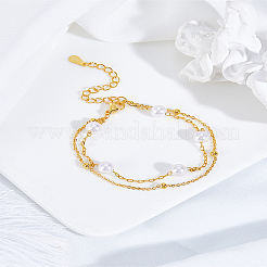 1 Stück mehrsträngige Messingarmbänder&nbsp;BJEW-LP0015-16