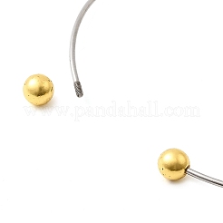 1.2 mm 201 Edelstahl Manschettenarmreif Herstellung&nbsp;BJEW-Z144-01GP-01