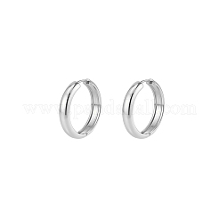 Orecchini a cerchio huggie in acciaio inossidabile 304&nbsp;QV2098-2