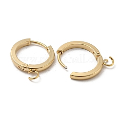 201 accesorios para pendientes de aro huggie de acero inoxidable&nbsp;STAS-A167-01G-G