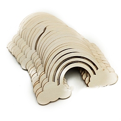 Décorations de pendentifs en bois non finis&nbsp;WOCR-PW0003-30