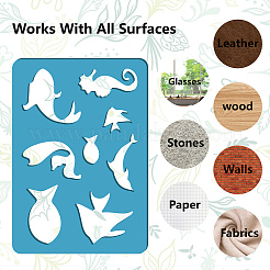 Handarbeitsvorlage für Acrylohrringe&nbsp;DIY-WH0359-048