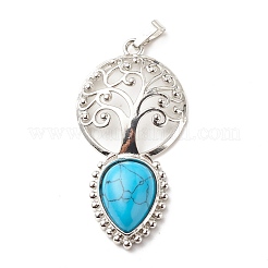 Pierre naturelle et synthétique gros pendentifs&nbsp;G-G855-05P