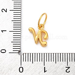 925 ciondolo a forma di lettera in argento sterling con anelli di congiunzione&nbsp;LS-STER-R008-01G-N