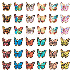 48 Stück 12 Farben Legierung Emaille Anhänger&nbsp;FIND-TA0007-97