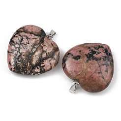 Colgantes naturales rhodonite&nbsp;GG-K002-12A-07